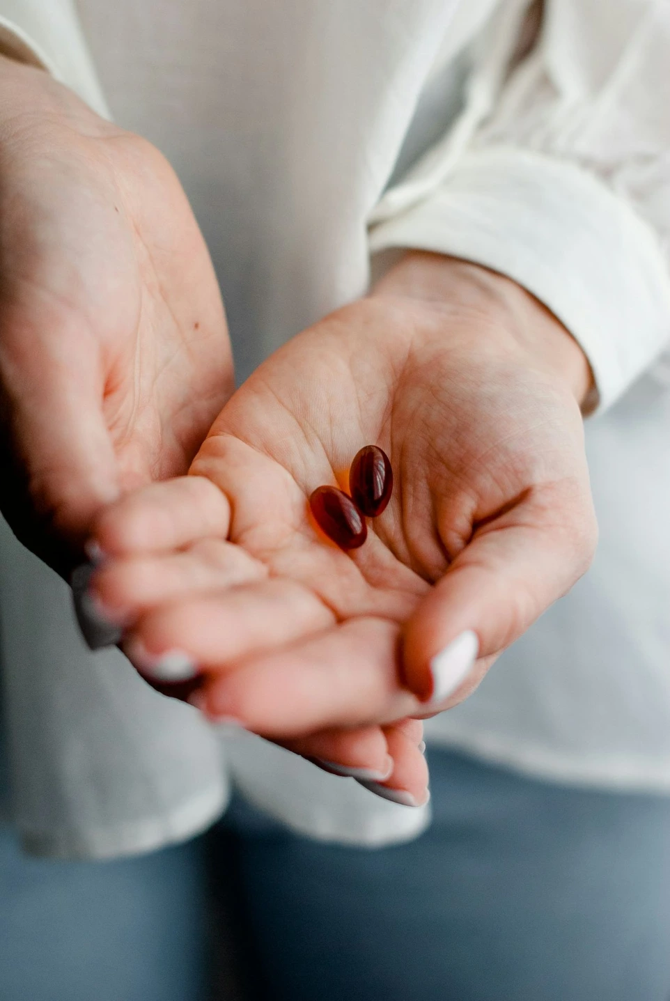 hands holding a natural wellness ingredient
